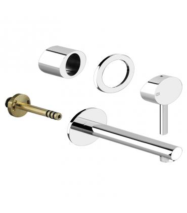 GESSI External part for mixer wall hung for washbasin chrome collection oval