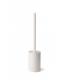 Toilet brush holder, Lineabeta, collection Baston, model 5024, ceramic e silicone