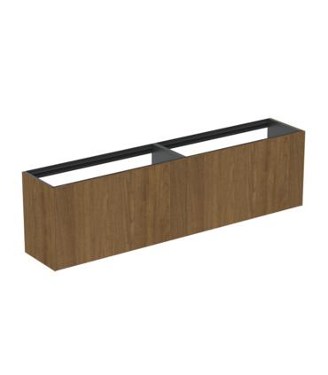 Ideal Standard 2-drawer slim veneered cabinet Conca without top