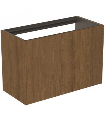 Slim veneered cabinet without top for Ideal Standard Conca washbasin