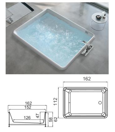 Bathtub Bolla white without Taps