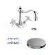 Mixer for washbasin single hole high spout Bellosta collection edward