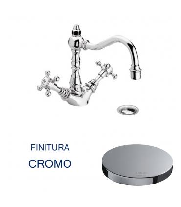 Mixer for washbasin single hole high spout Bellosta collection edward