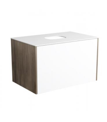 Simas Folio wall hung washbasin cabinet FOM