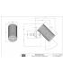 Soffione doccia da parete Gessi serie Spotwater316 Cesello art. 57233