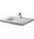 Lavabo consolle Duravit, collection D-Code, céramique blanc