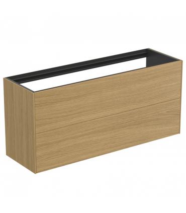 Ideal Standard Conca 2-drawer veneered cabinet without top