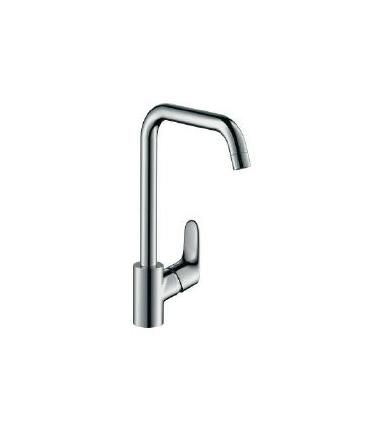 High mixer Square spout for sink Hansgrohe collection Focus 260