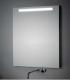 Koh-I-Noor mirror with LED top light height 60 cm