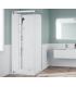 Hinged shower enclosure Novellini Glax 1 2.0 G + F left