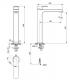 Miscelatore lavabo Bluestart Ideal Standard Edge senza scarico A7115