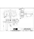 External part of Gessi bathtub mixer Elegance collection art. 46136