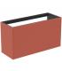 Slim lacquered cabinet without top for Ideal Standard Conca washbasin