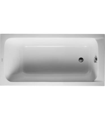 Duravit, vasca da incasso , D-Code, acrilico bianco