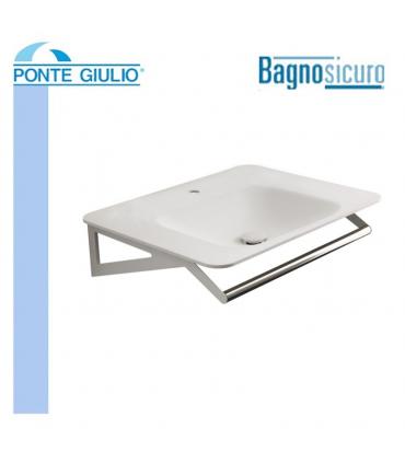 Washbasin consolle Ponte Giulio Cloud acrylic white