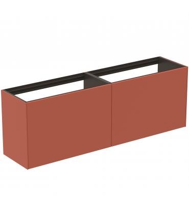 Mobile slim lacquered 2 drawers Ideal Standard Conca without top