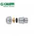 Raccordement chrome' 3/8 '' male Caleffi, pour cuivre