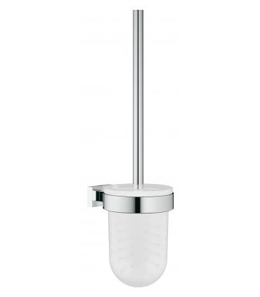 Toilet brush holder wall hung Grohe collection Essentials Cube