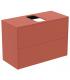 Mobile slim laccato 2 cassetti per lavabo Ideal Standard Conca