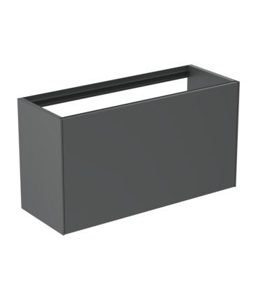 Slim lacquered cabinet without top for Ideal Standard Conca washbasin