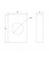 Distributore sacchetti igienici, Lineabeta, Serie Otel, Modello 53272,