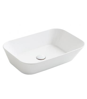 Lavabo da appoggio rettangolare Simas collezione Wave art.WA04