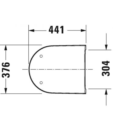 Sedile wc ammortizzato Duravit D-Neo 002169