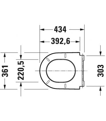 Sedile wc ammortizzato Duravit D-Neo 002169