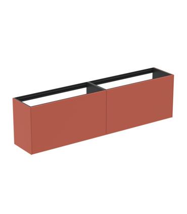 Mobile slim lacquered 2 drawers Ideal Standard Conca without top