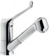 Sink mixer with extractable hand shower Nobili 27117/td chrome