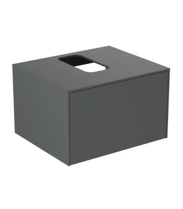 Lacquered washbasin cabinet with one drawer, Ideal Standard Conca