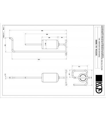 Piantana wc Gessi serie Goccia art.38067