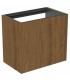 Slim veneered cabinet without top for Ideal Standard Conca washbasin