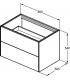Meuble sous-vasque Ideal Standard 2 tiroirs avec lavabo sans dessus