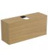 Mobile slim impiallacciato 2 cassetti per lavabo Ideal Standard Conca