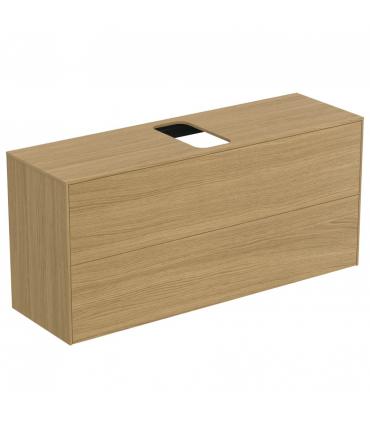 Mobile slim impiallacciato 2 cassetti per lavabo Ideal Standard Conca