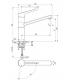 Miscelatore cucina con leva clinica Ideal Standard Ceraflex BC137