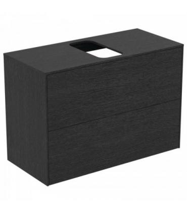 Mobile slim impiallacciato 2 cassetti per lavabo Ideal Standard Conca