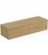 Ideal Standard veneered furniture. Conca 2 drawers with top