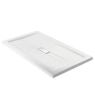 Shower tray rectangular white Teuco collection Wilmotte