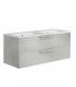 Forniture bathroom  double  washbasin  suspended and base  2 drawers