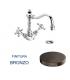 Mixer for washbasin single hole high spout Bellosta collection edward