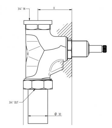 Corpo incasso per passo rapido Bellosta 884054