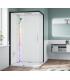 Multifunction shower enclosure Novellini Glax 1 2.0 2P Sauna basic left