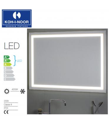 Koh-i-noor miroir L45936 eclairage tout au tour reversible LED 70X70H