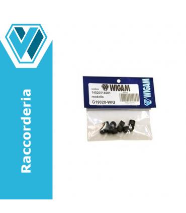 Wigam G19020 kit 10 pezzi guarnizioni per tubi 1/4''