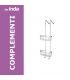 Grille douche double accrocher, Inda