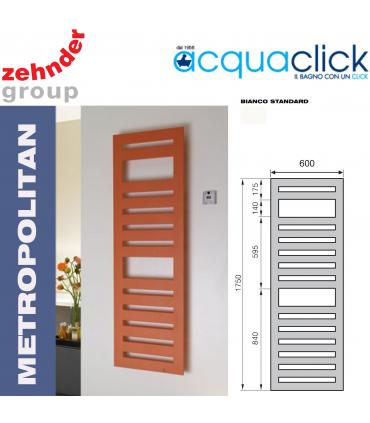 Seche-serviettes ad eau chaud Zehnder Metropolitan version rythmique