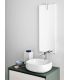 Mobile bagno Arbi Materia con lavabo in appoggio e specchiera