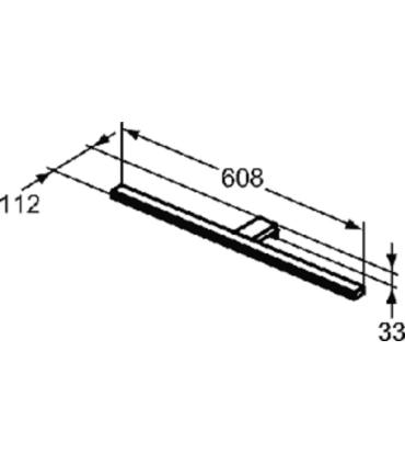 T322967 LED LAMP 608 X MIRROR